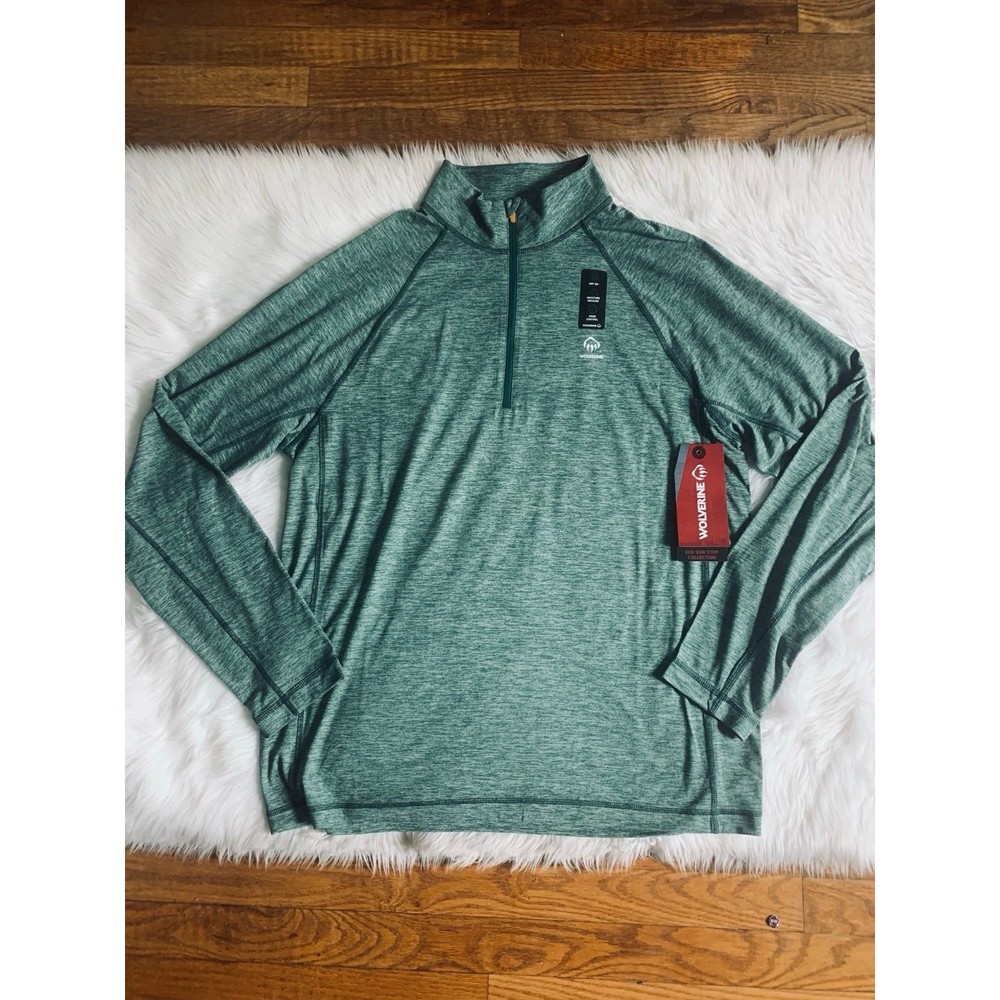 Wolverine 1/2 zip shirt Medium